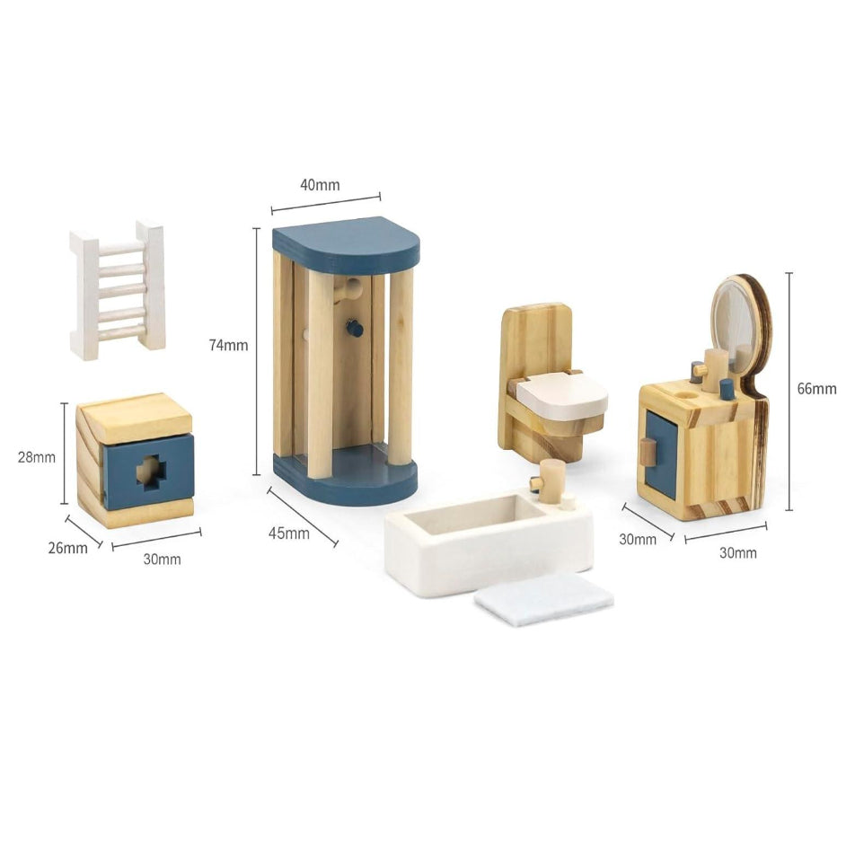 Viga Bathroom Doll House Furniture
