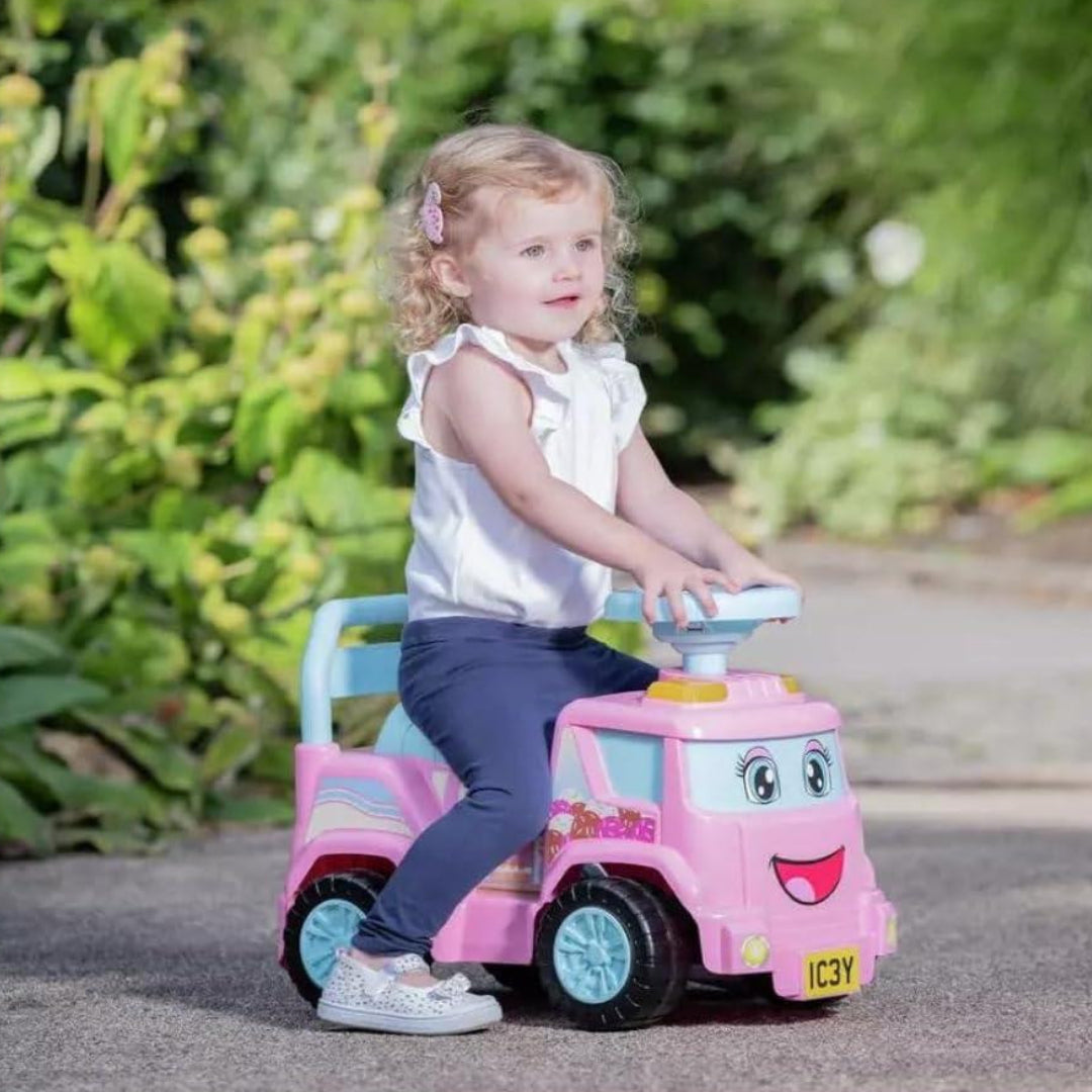 HALSALL-EVO SCOOTERS Ice Cream Truck Foot-to-Floor Ride-On