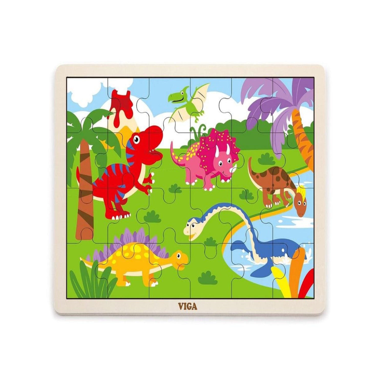Viga 24 Pcs Puzzle - Dinosaurs