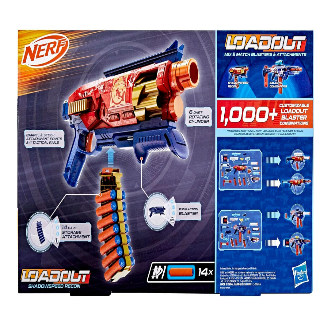 Nerf Loadout Shadowspeed Recon Blaster