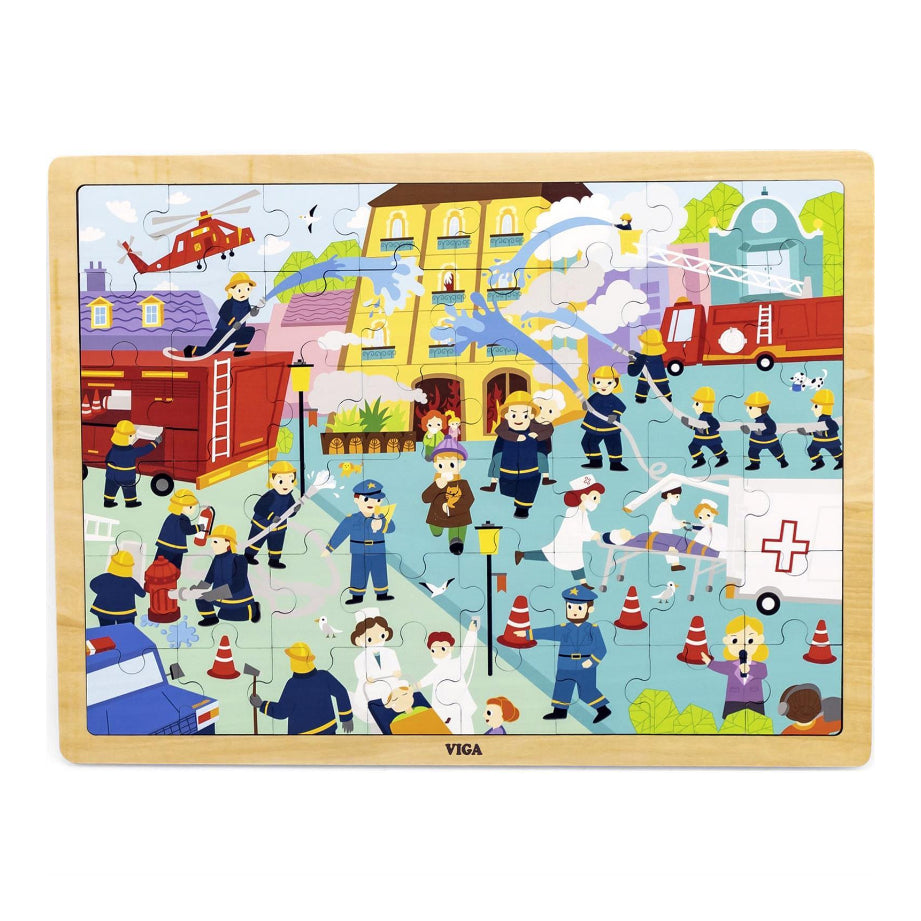 Wooden 48 Pcs Puzzle - Fire Fighting