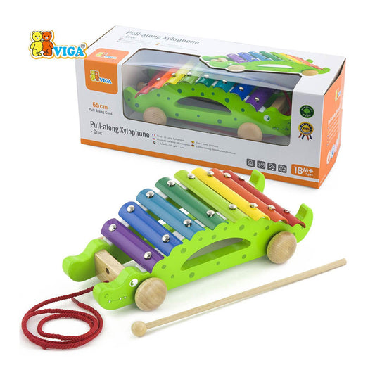 Pull-along Xylophone - Croc