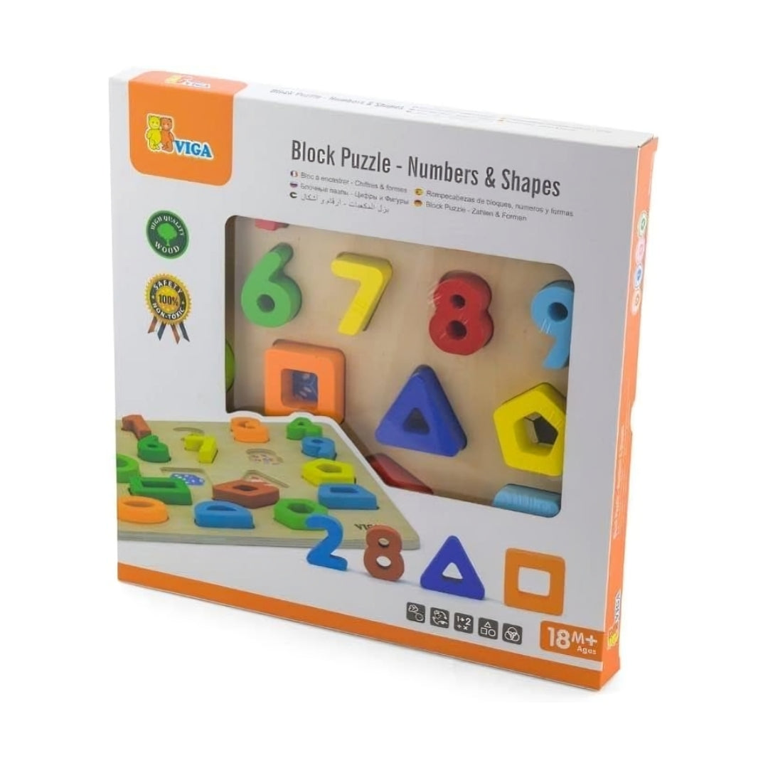 Numbers and Shapes Block Puzzle - Viga
