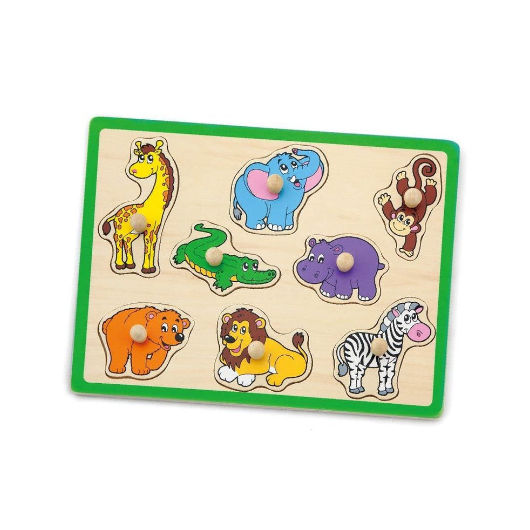 Viga Flat Puzzle - Wild Animals