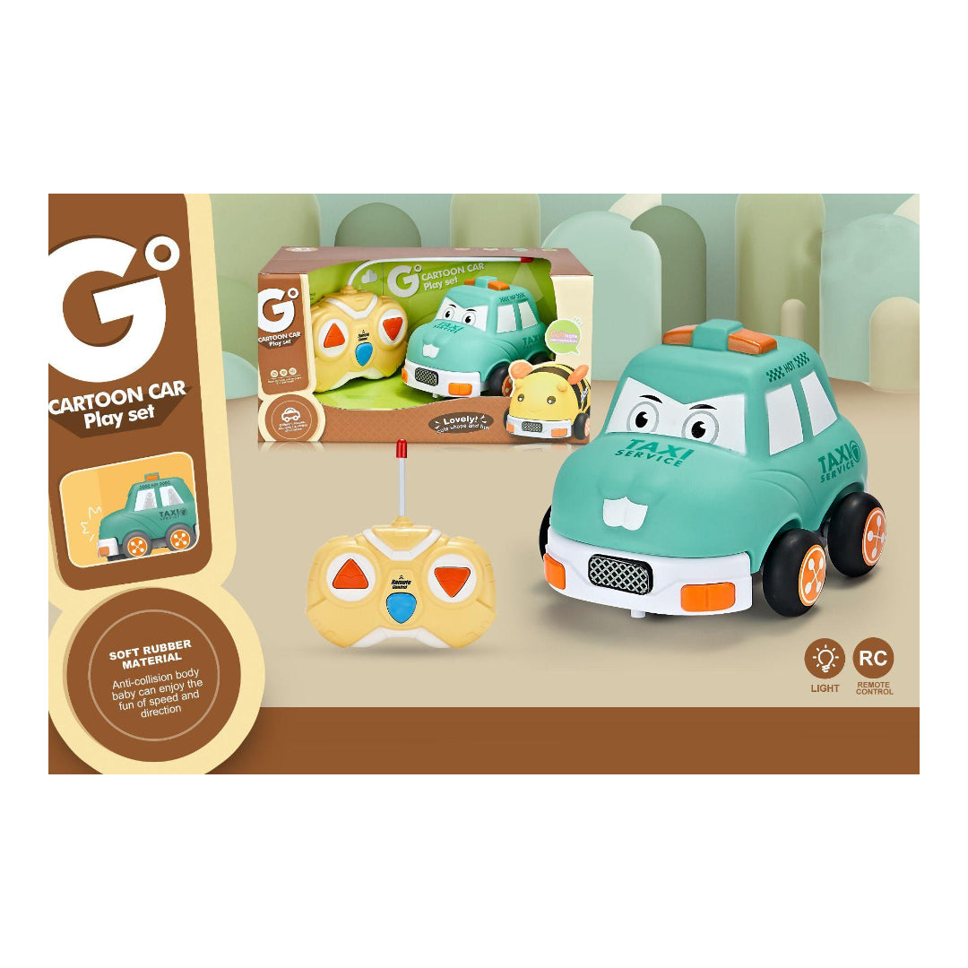 RC 2-Way Cartoon Taxi Car