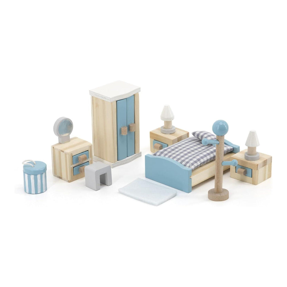 Viga Main Bedroom Dollhouse Furniture Playset