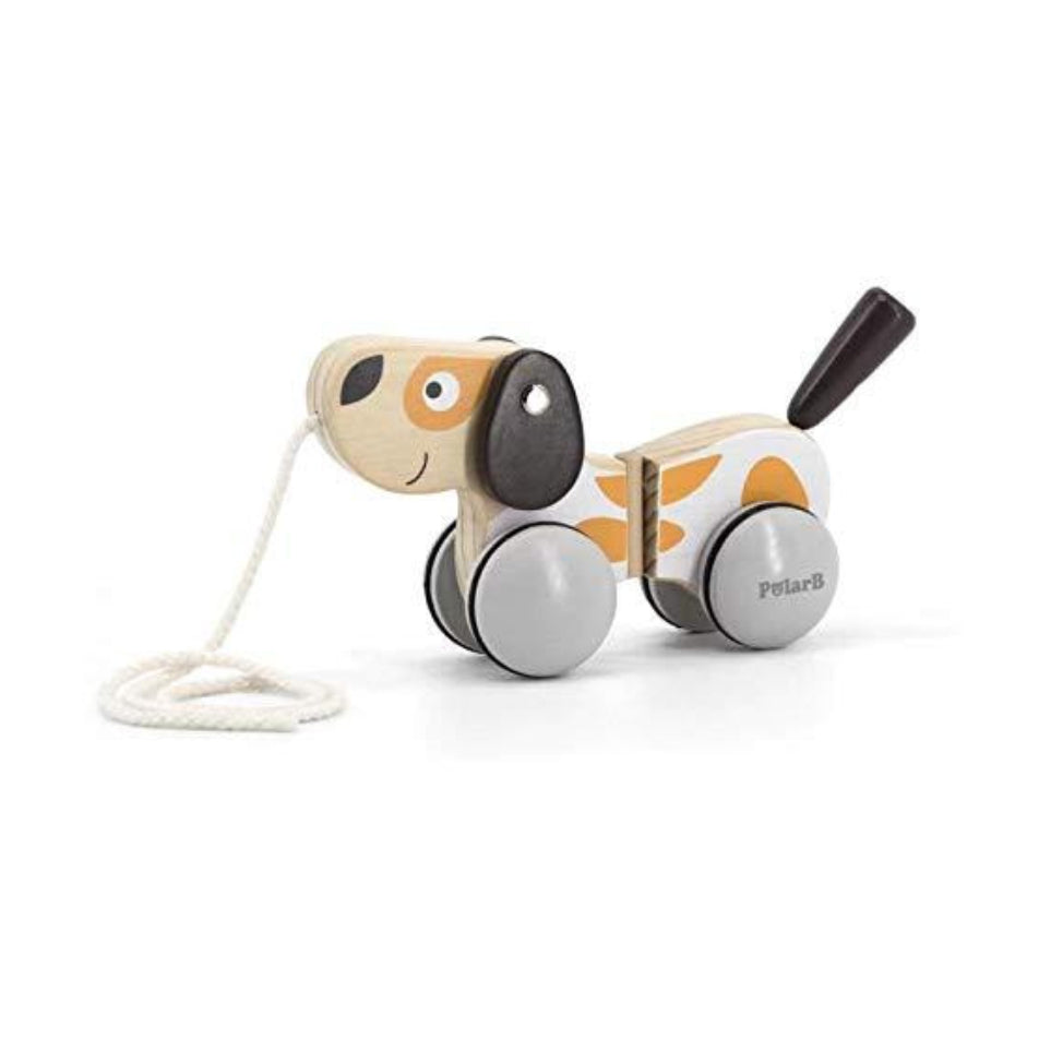 Pull-A-Long Puppy Wooden Toy