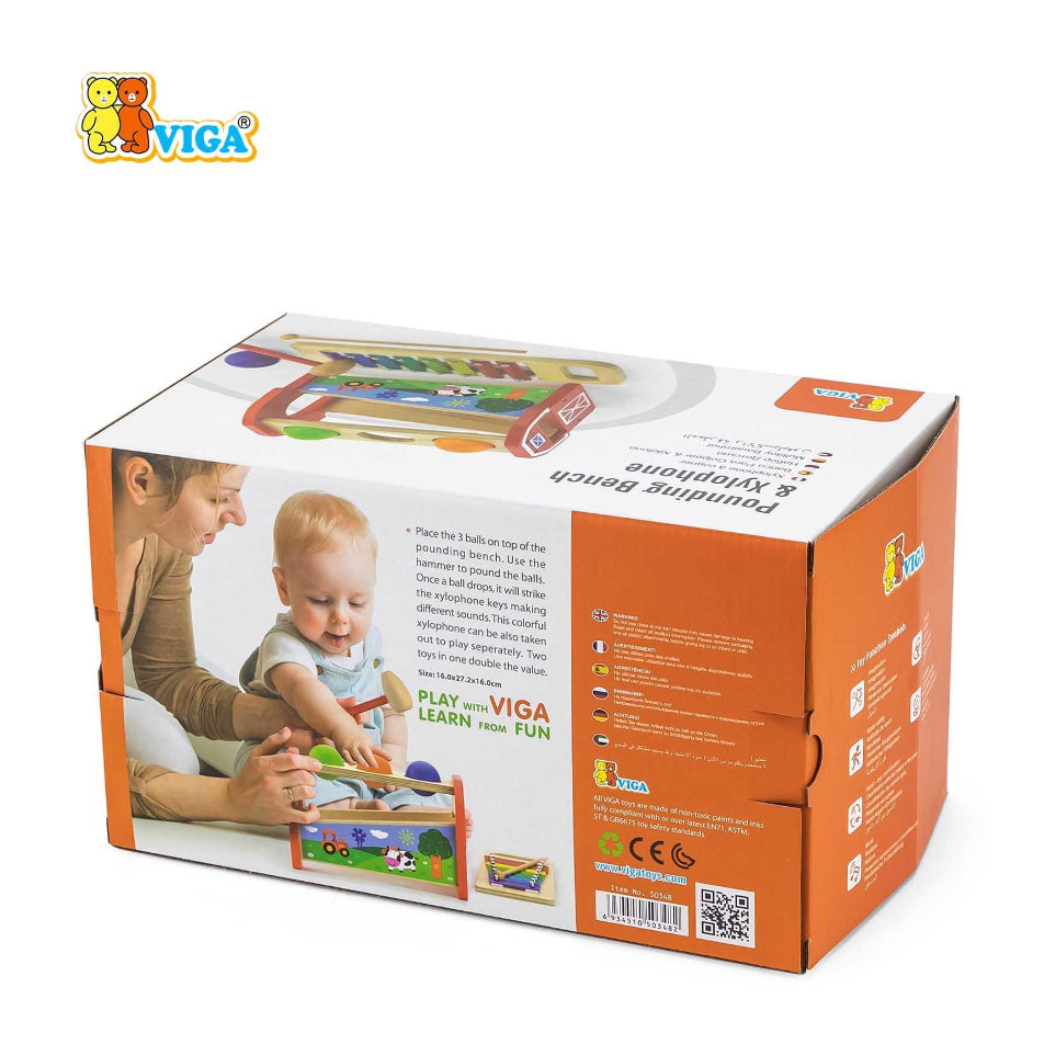 Pounding Bench & Xylophone