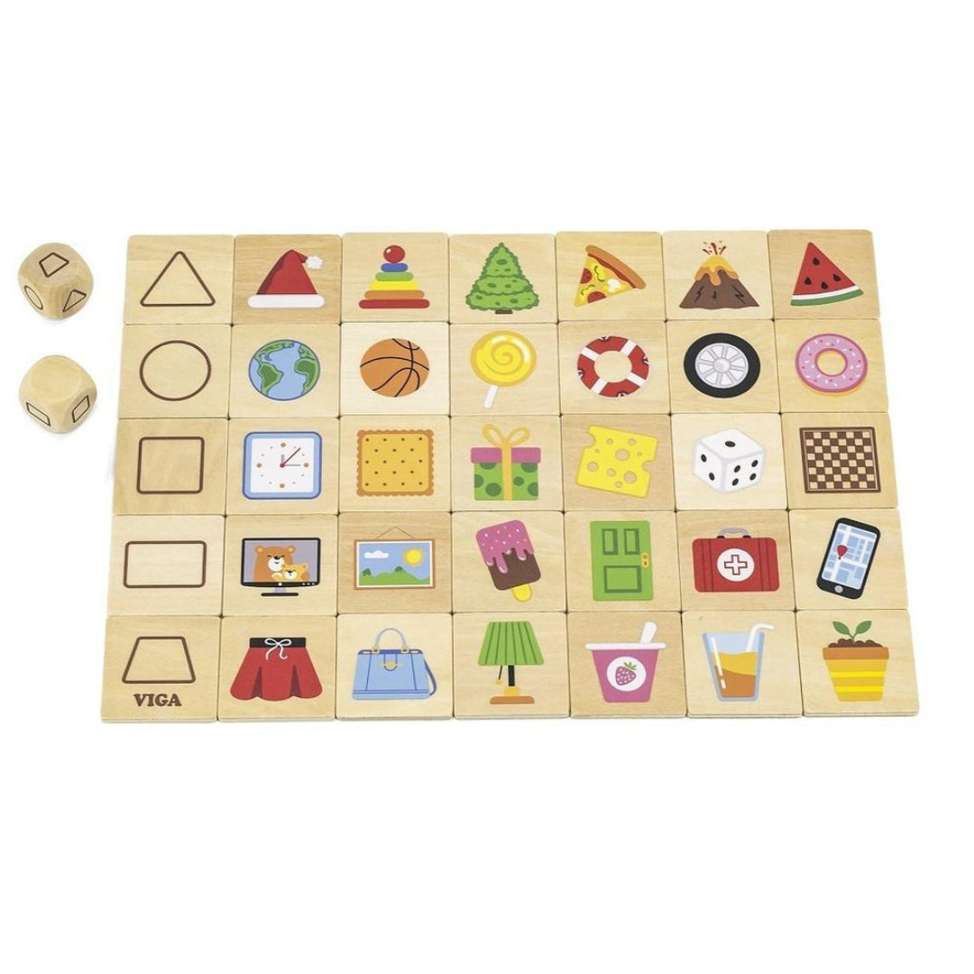 Viga Learning Shape Puzzle Set