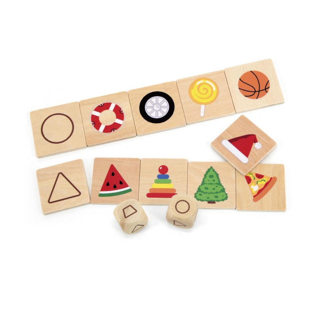 Viga Learning Shape Puzzle Set