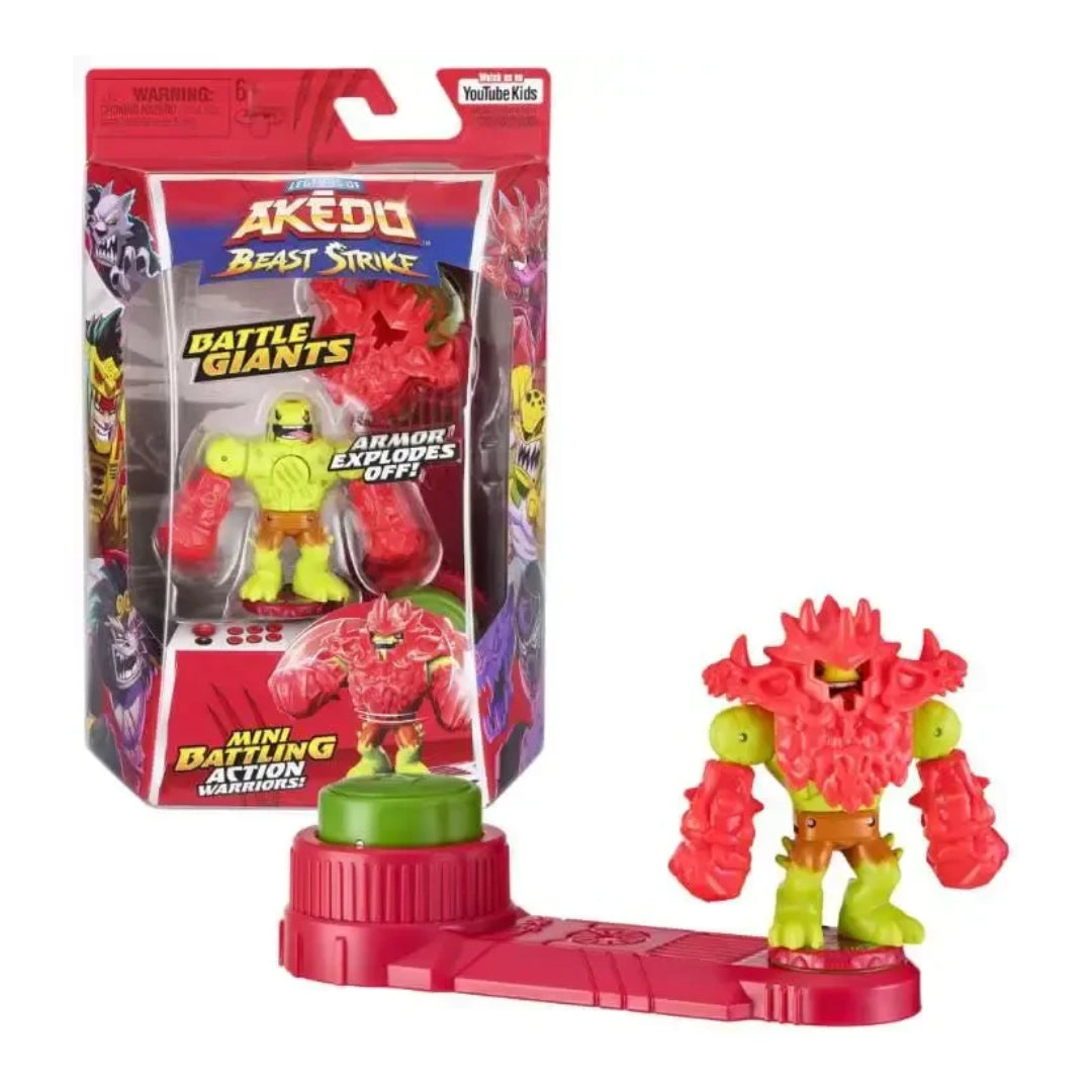أساطير Akedo Beast Strike Battle Giants Titan Flyswat
