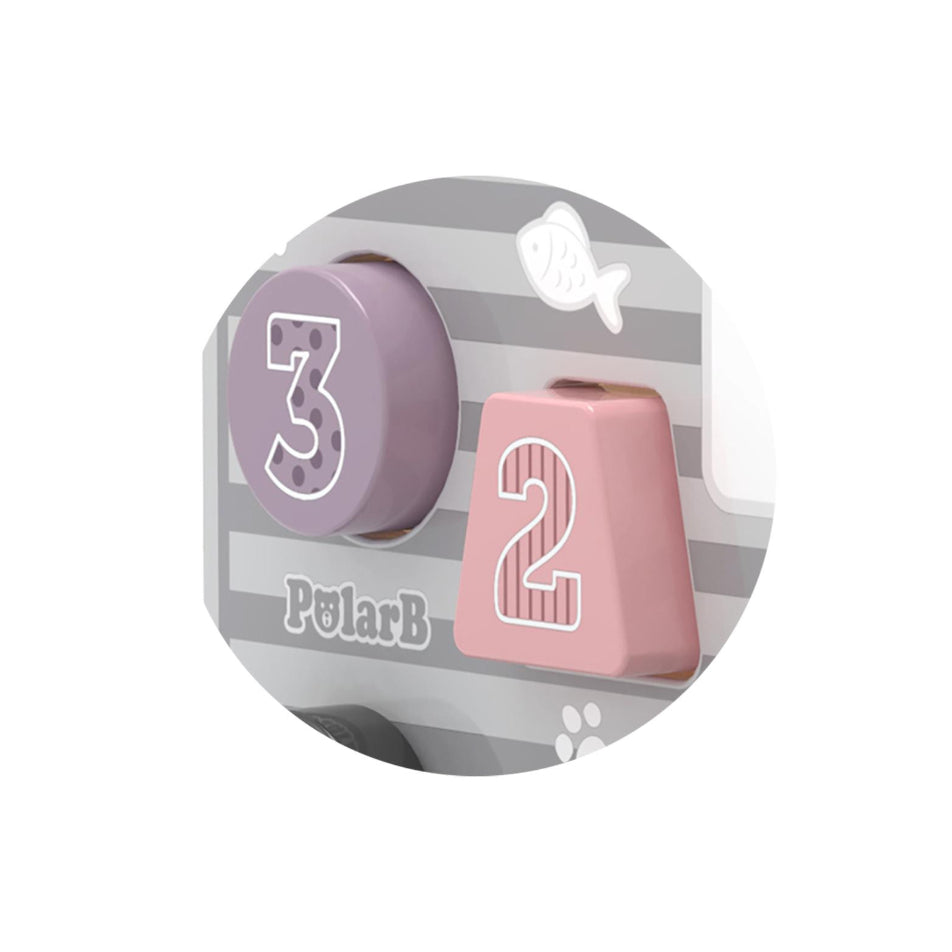 Viga Pull-Along Shape Sorting Truck with number