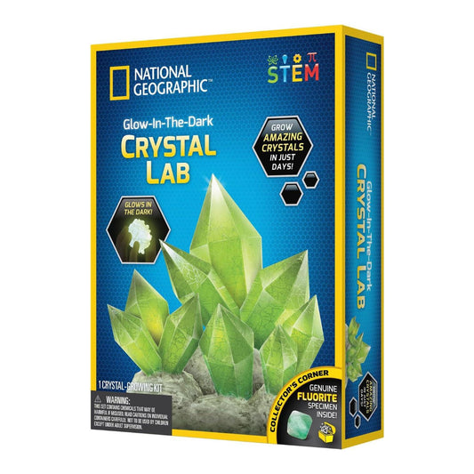 National Geographic Carded Glow-In-The-Dark Crystal Lab
