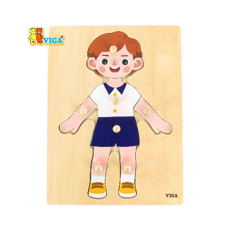 Body Parts Puzzle-Boy