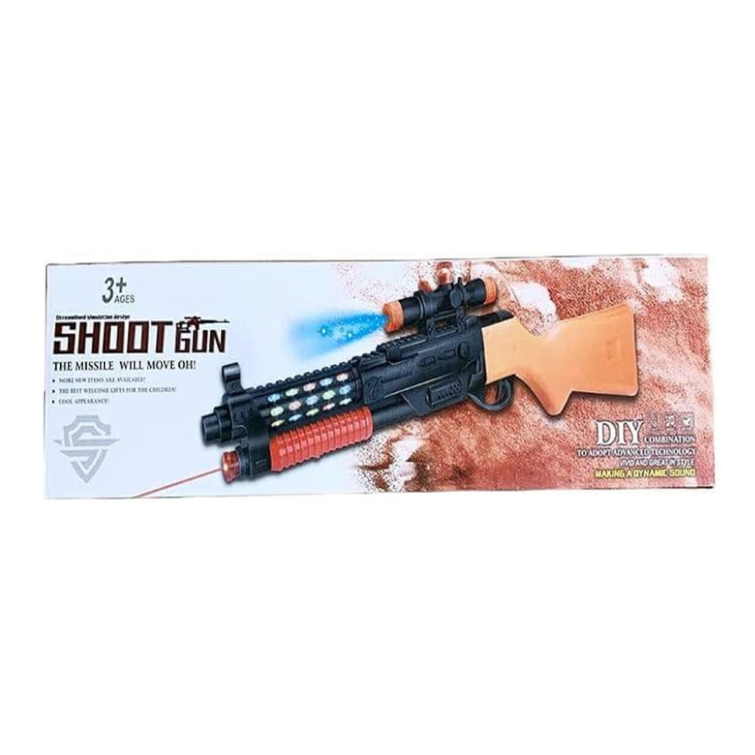 تبادل لاطلاق النار لعبة بندقية مع الصوت والأضواء