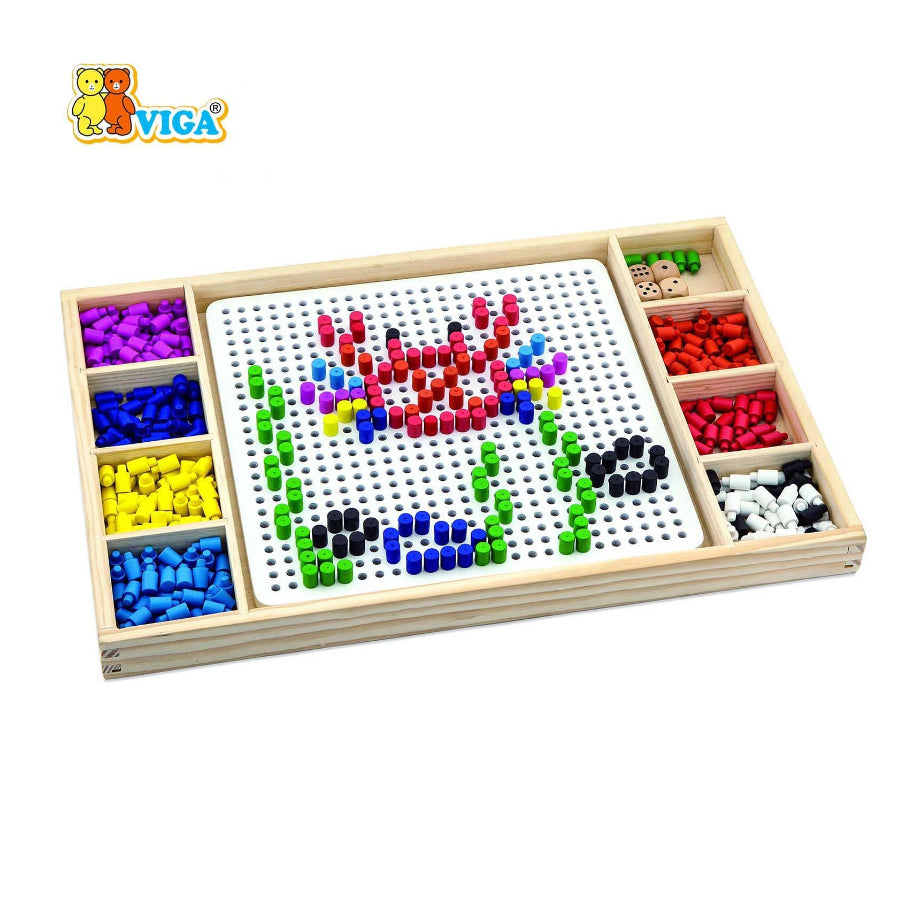 Create Pattern with Beads & Ludo