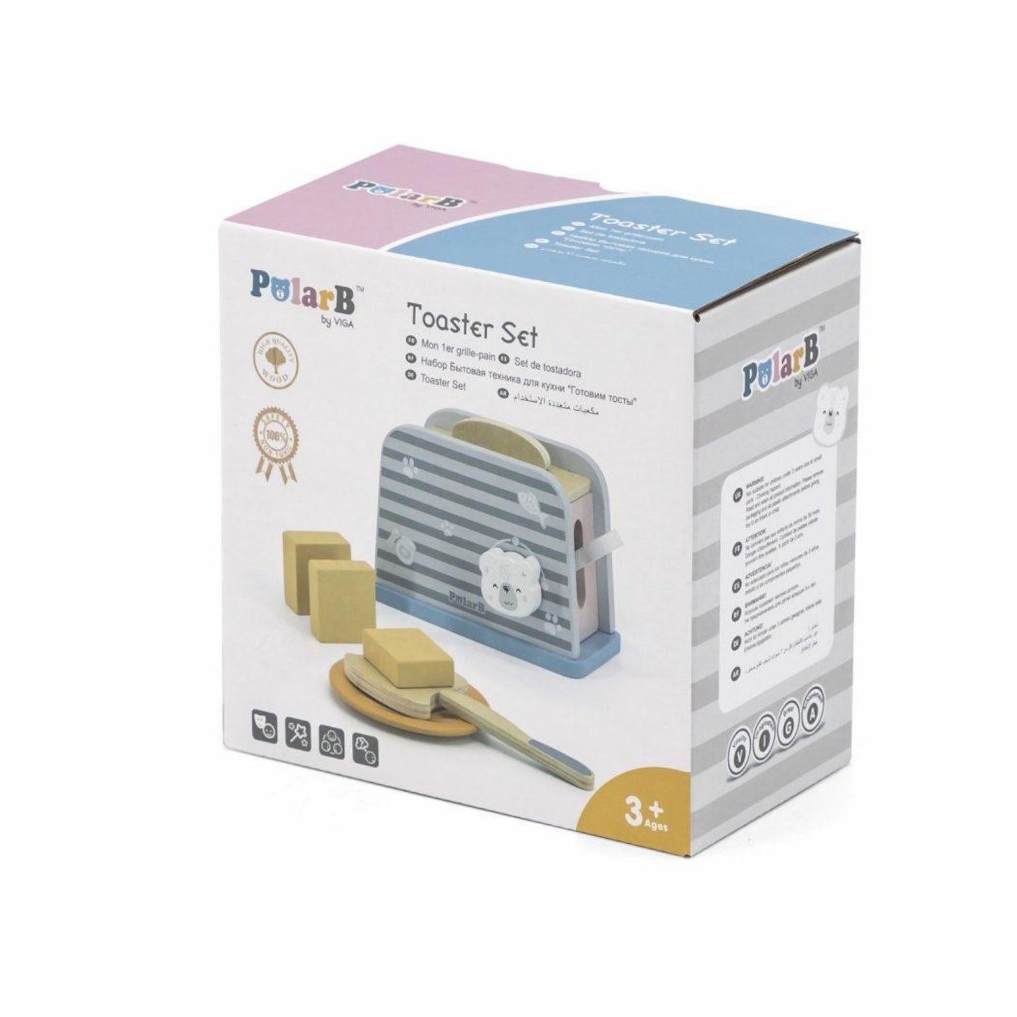 Polar B Wooden Toaster Set
