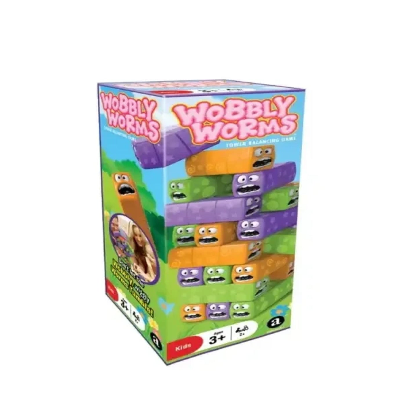 Wobbly Worms Tower Balancing Game
