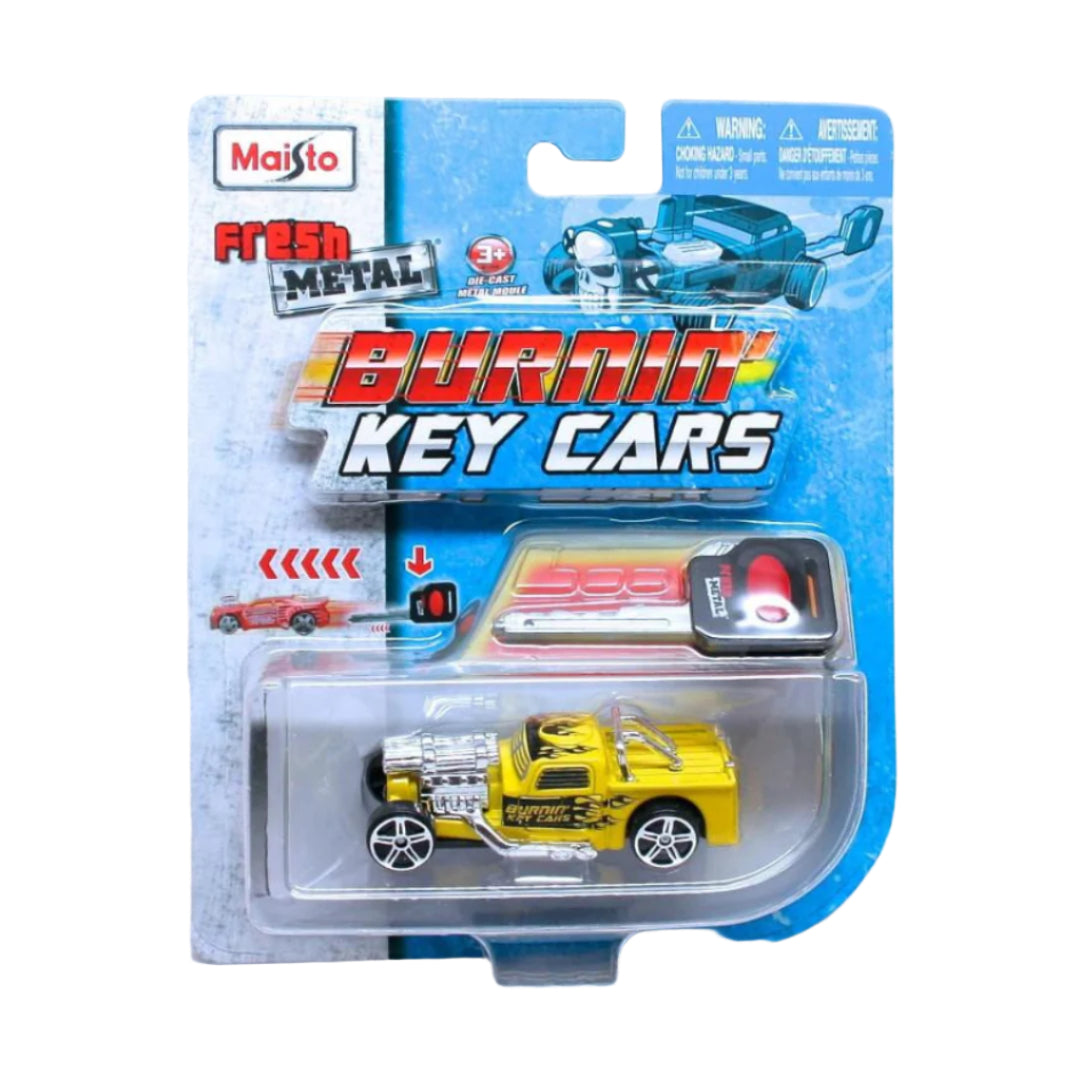 Maisto Fresh Metal Burnin Key Cars Hauler Launcher