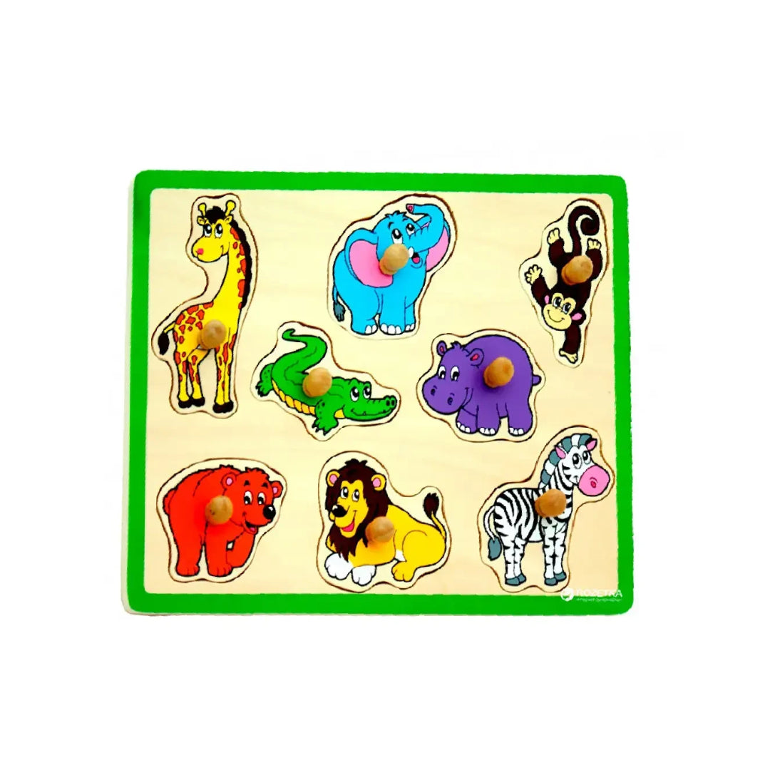 Viga Flat Puzzle - Wild Animals