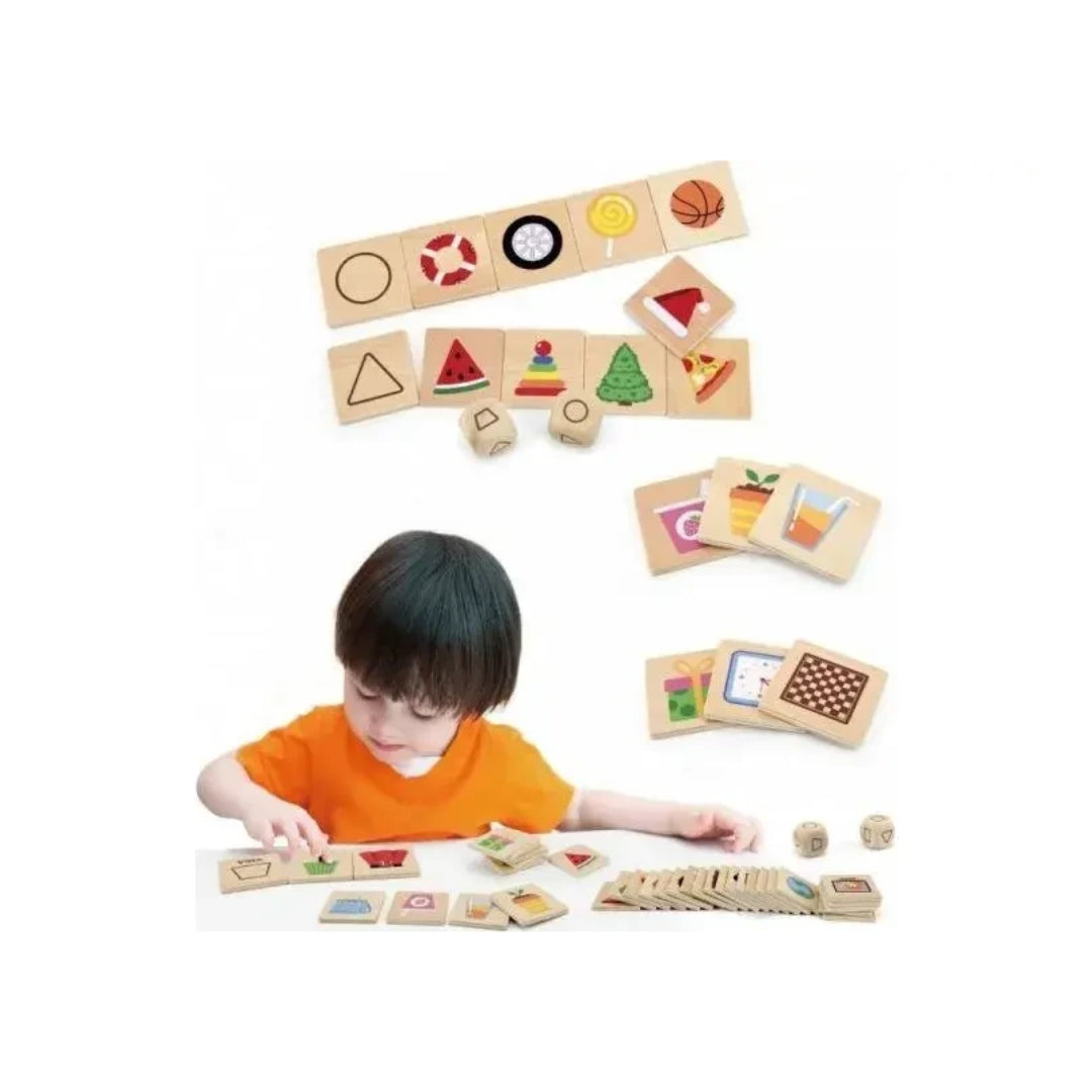 Viga Learning Shape Puzzle Set