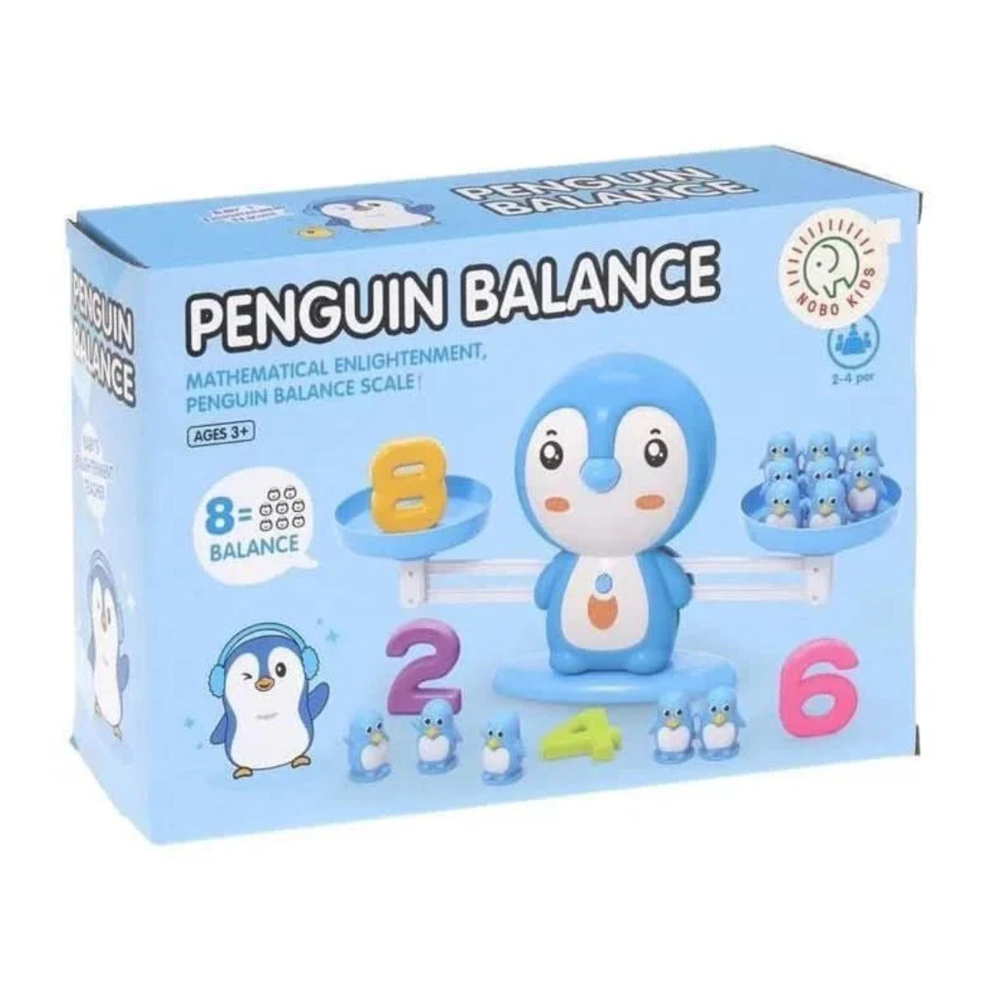 Penguin Balance Scale Games and Number Counting Blocks for Kids