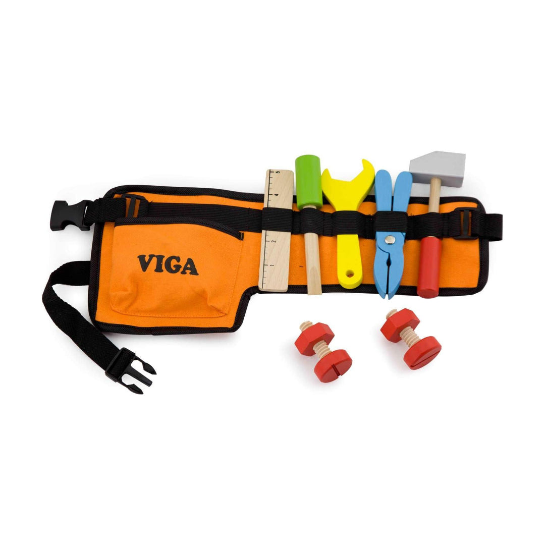 Viga Wooden Tool Set & Work Belt