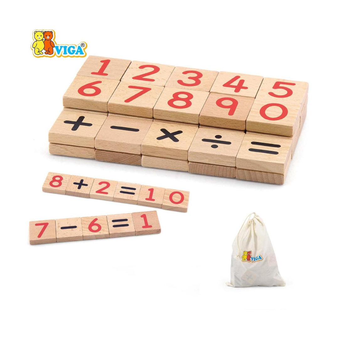 Viga - Magnetic Number 40pcs Set