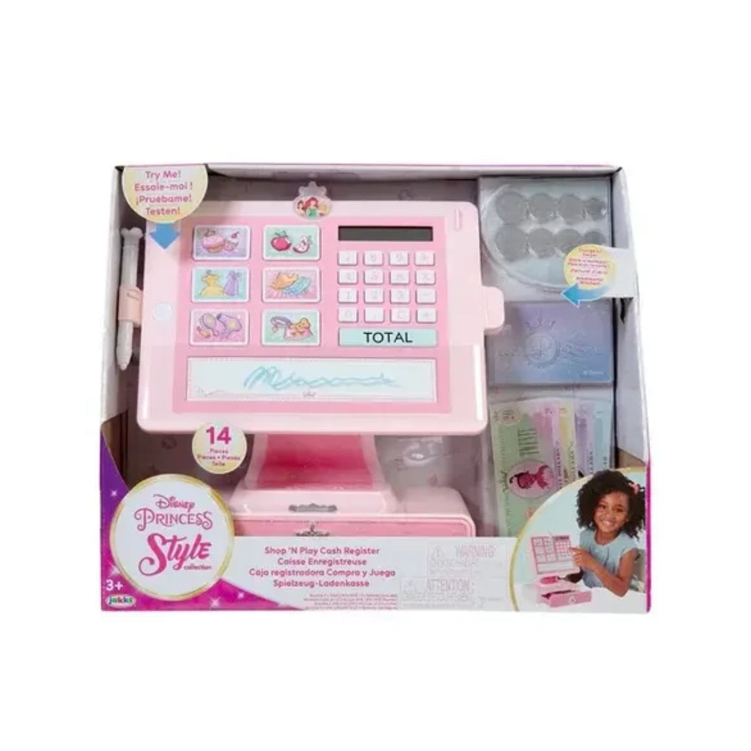 Disney Princess Cash Register Shop N Play Market Set