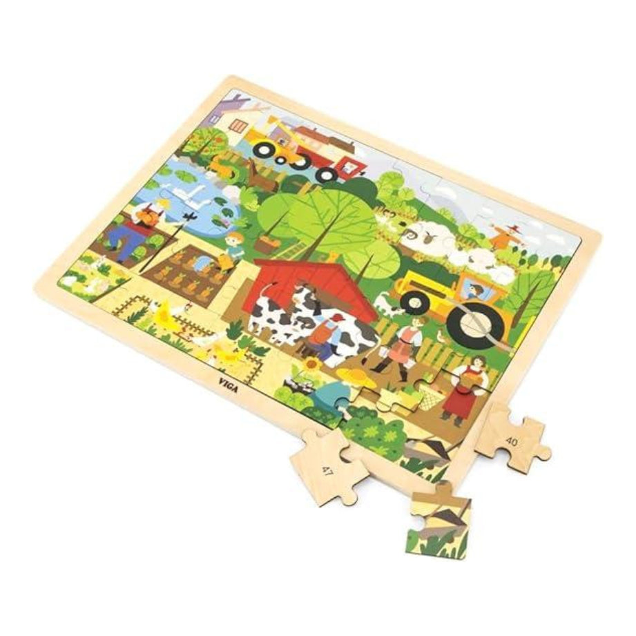 Wooden 48 Pcs Puzzle - Farm