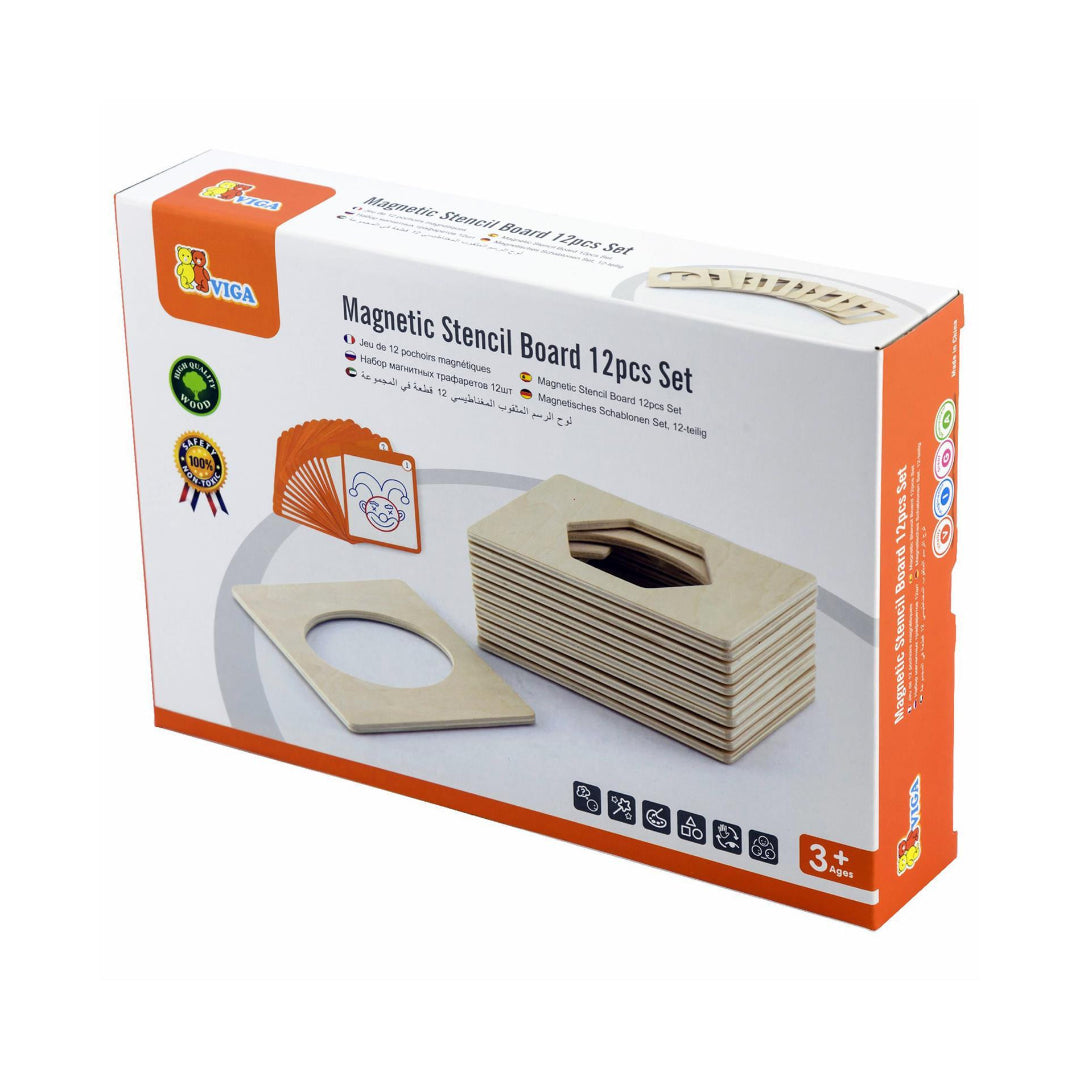 Magnetic Stencil Board 12pcs Set