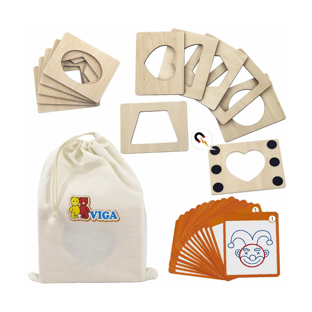 Magnetic Stencil Board 12pcs Set