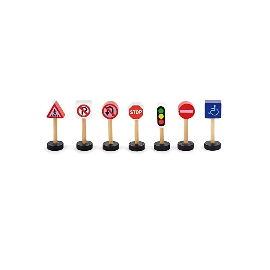 Viga Traffic Signs Train Set Accessory