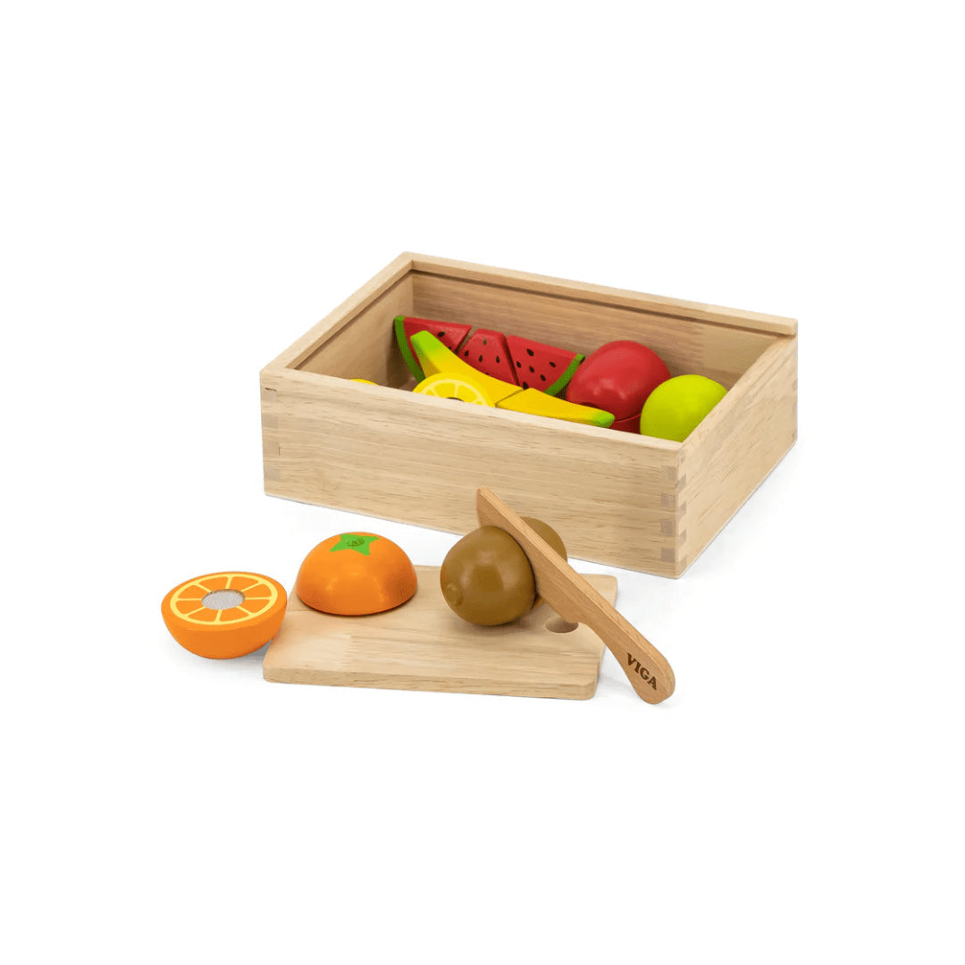 Viga Wooden Cutting Fruit Set