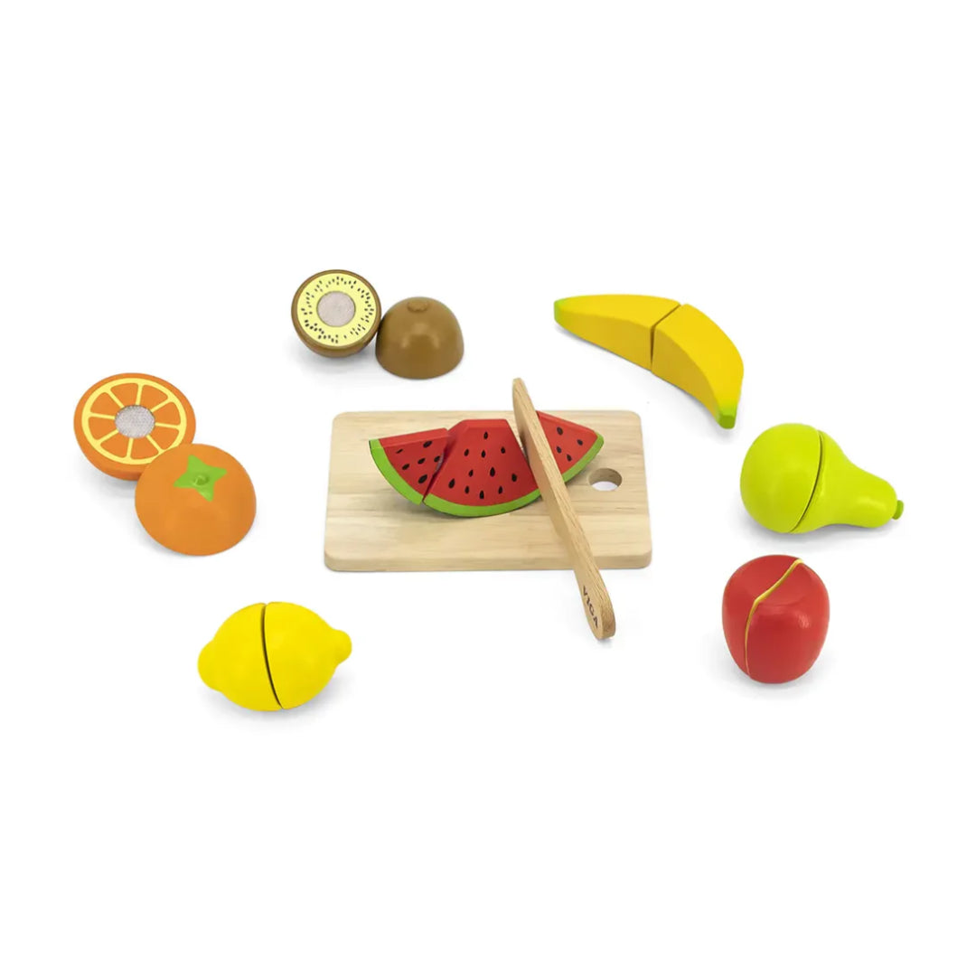 Viga Wooden Cutting Fruit Set