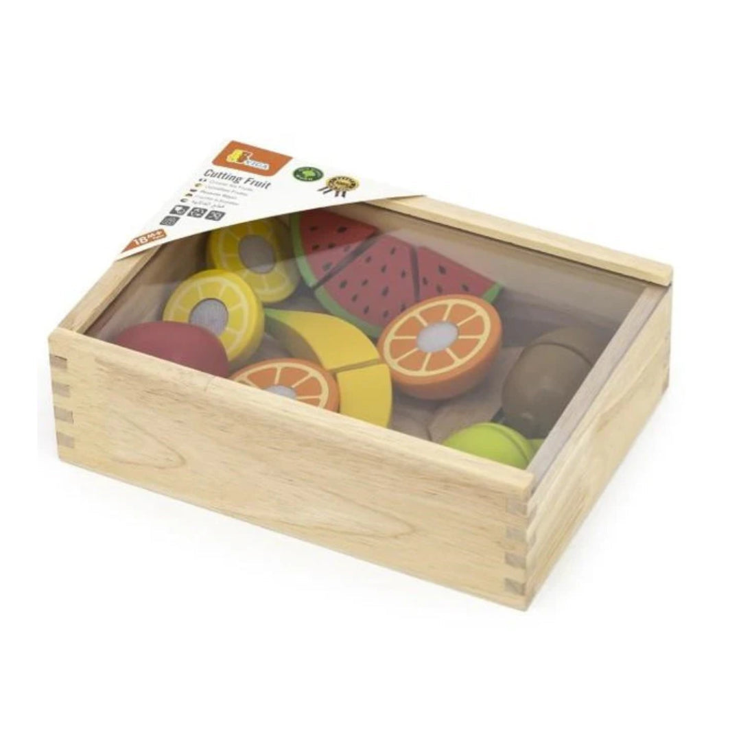 Viga Wooden Cutting Fruit Set