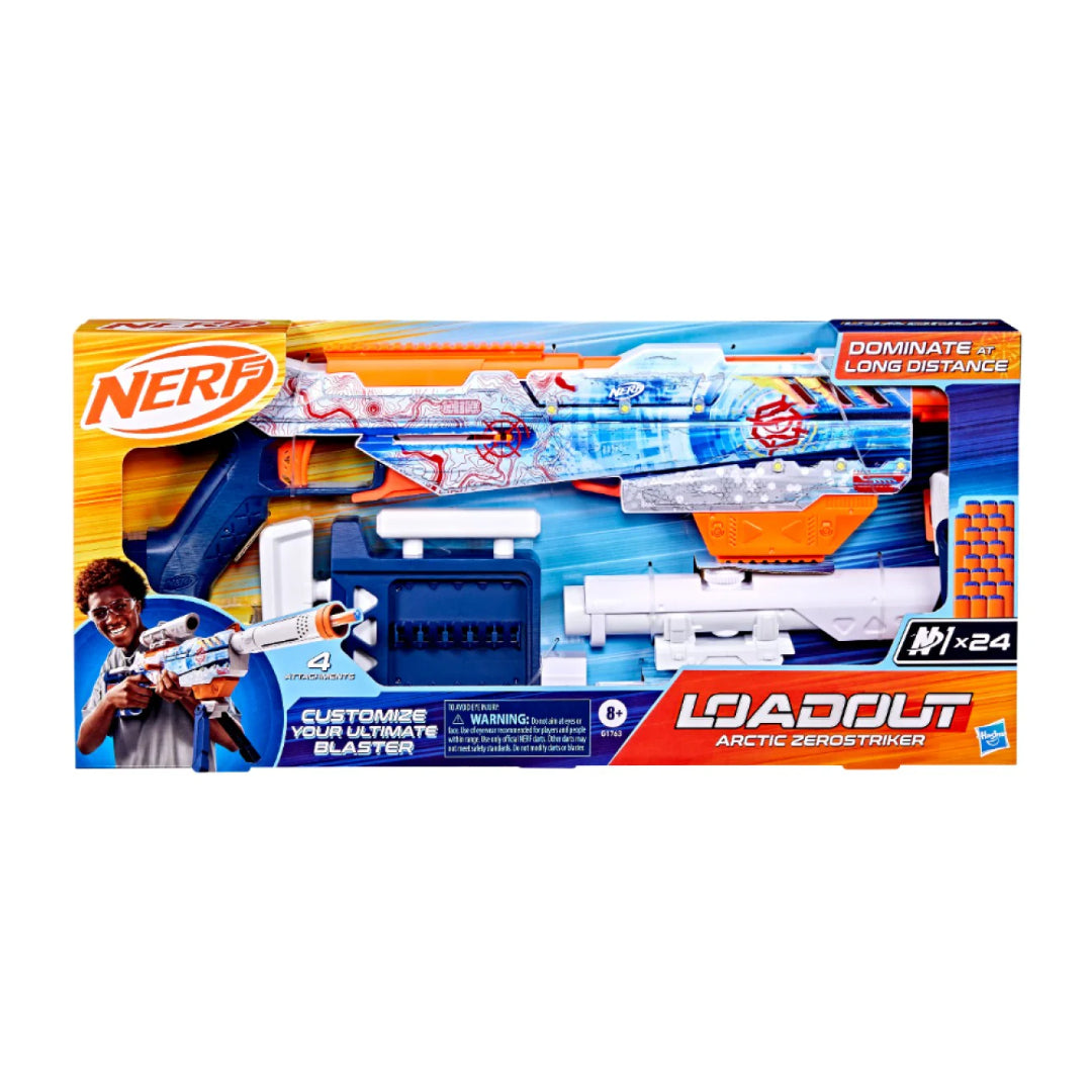 Nerf Loadout Arctic Zerostriker Dart Blaster