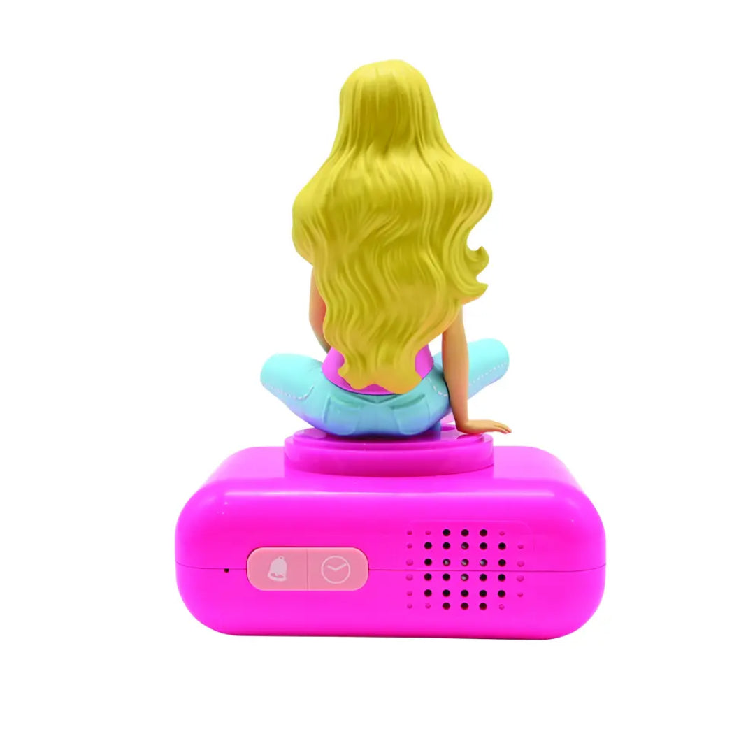 Barbie Digital3D Clock Clock Light Light and Sound Effect