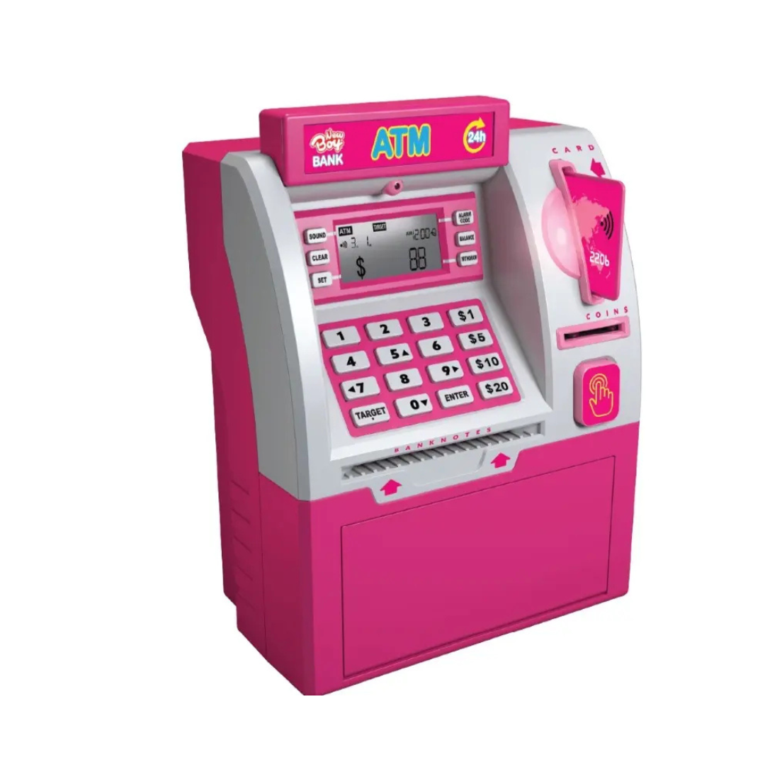 New Boy ATM Savings Machine - Pink