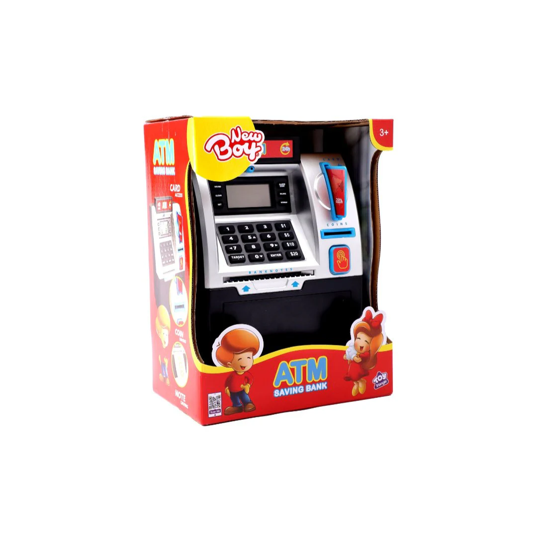 New Boy ATM Savings Machine - Black