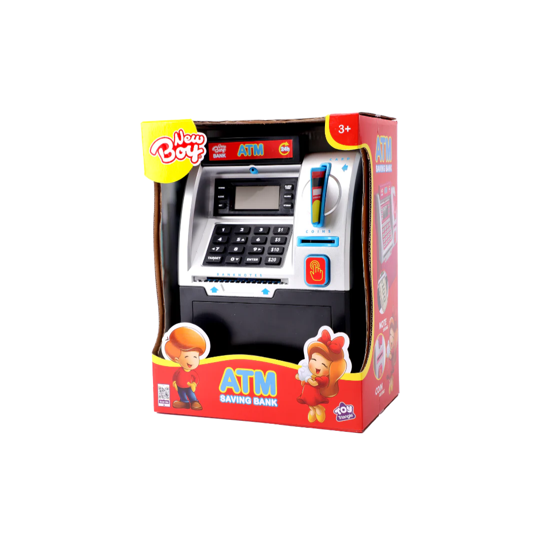 New Boy ATM Savings Machine - Black
