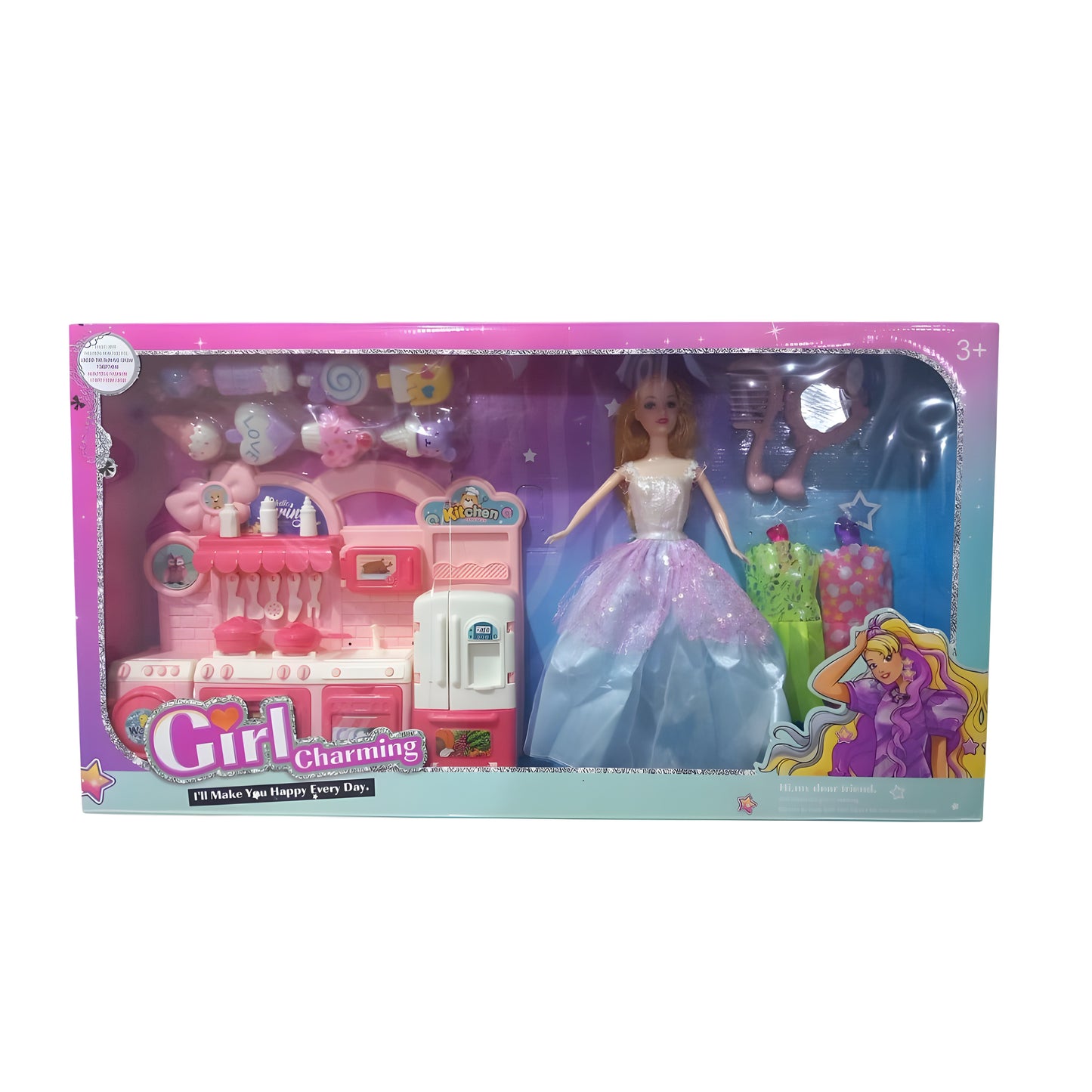 Girl Charming Kitchen Playset