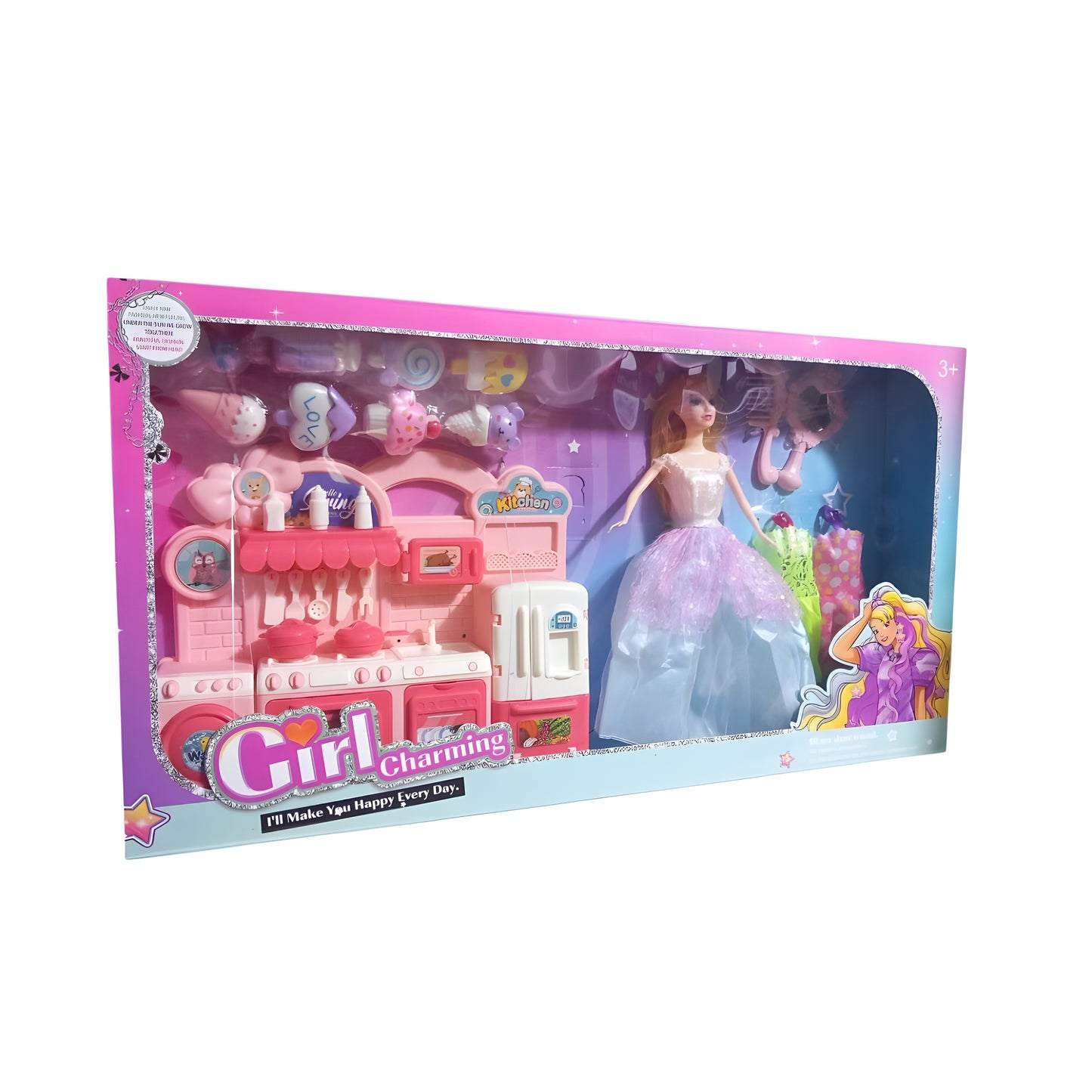 Girl Charming Kitchen Playset