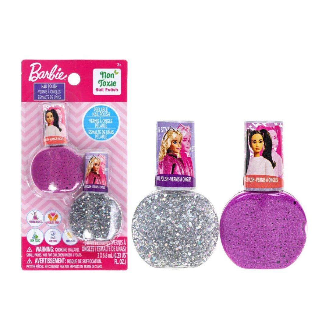 تاونلي فتاة باربي 2 قطعة طلاء الأظافر غير سامة