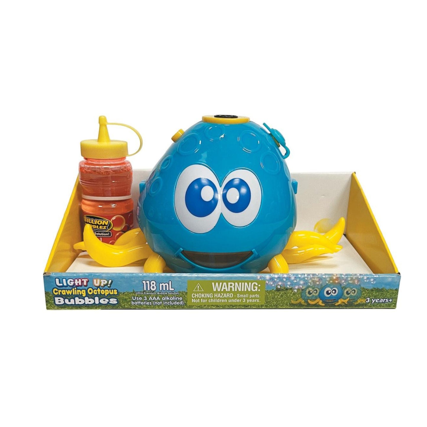 ألعاب Placo Mustling Bubble Machine تضيء الأخطبوط