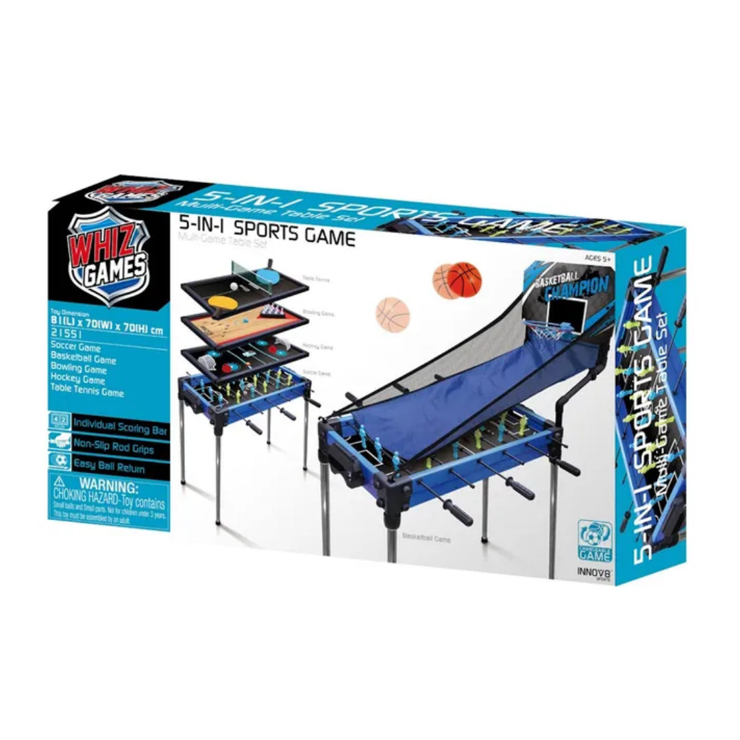 Hostfull - 5-In-1 Multi Game Table Set