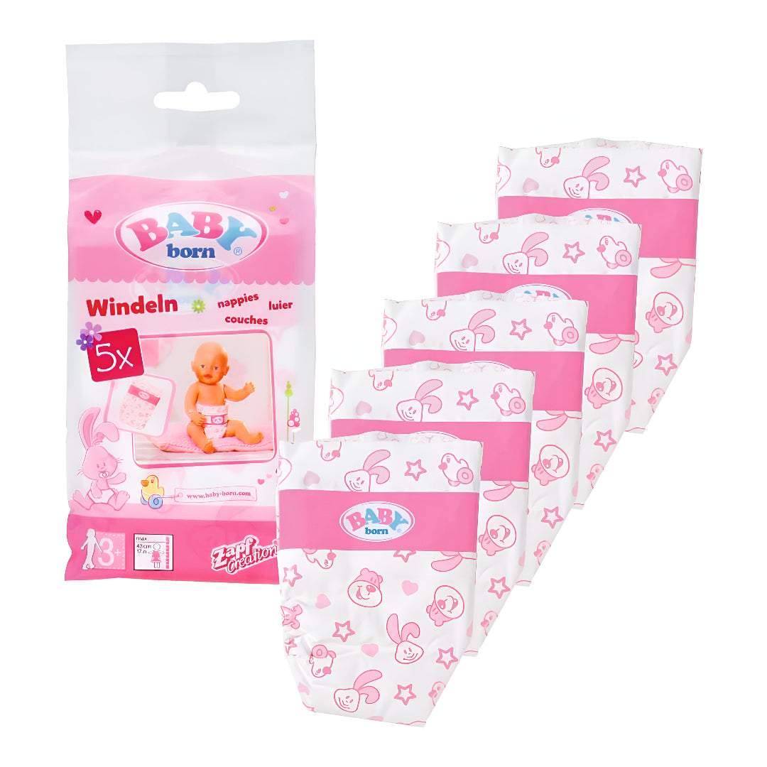 Baby Born Nappies 5 Pack