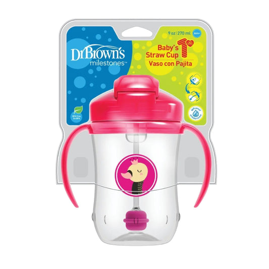 Dr. Brown's Baby's First Straw Cup with Handles 270ml
