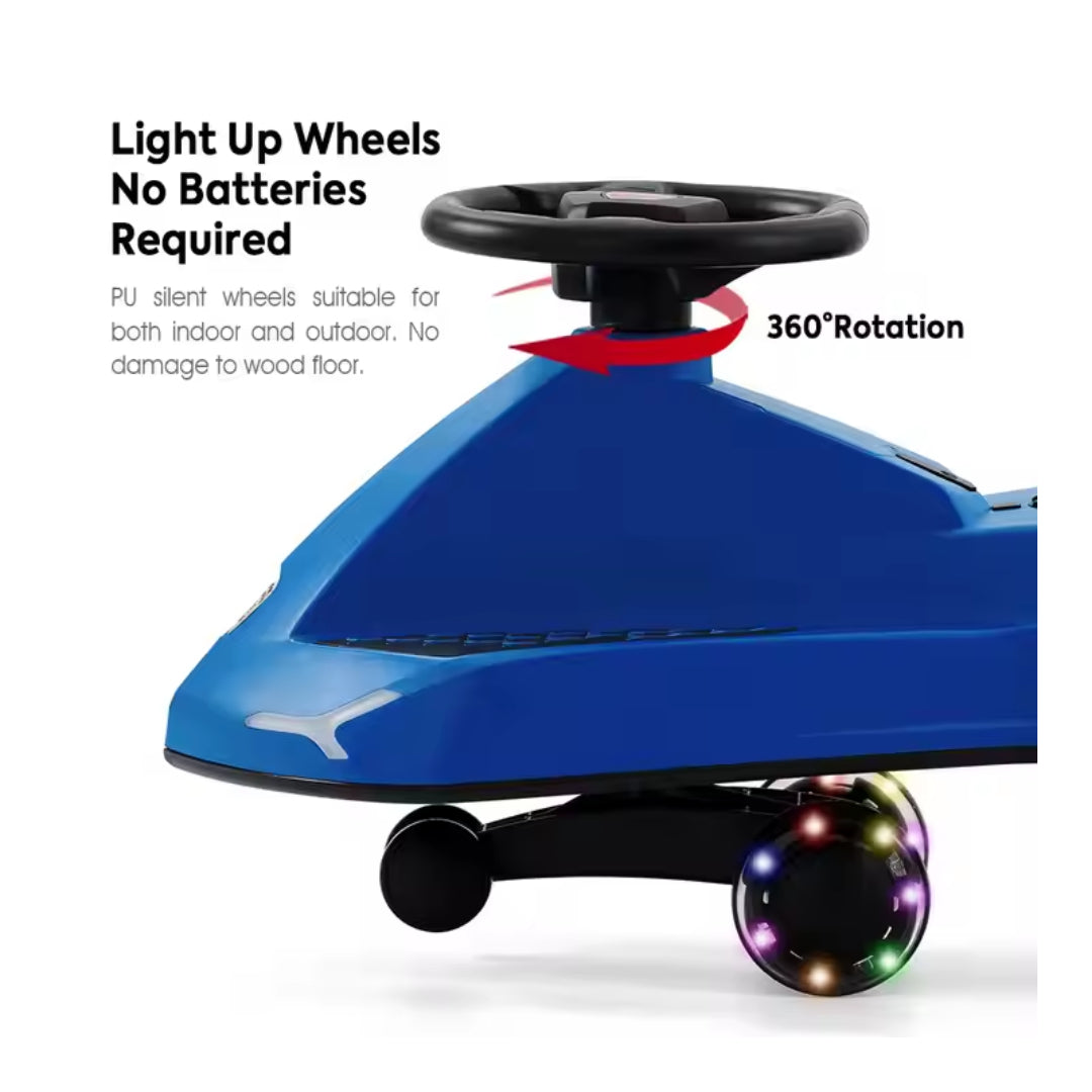 سيارة Lamborghini Swing Car - الأزرق