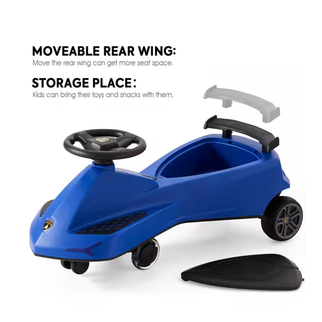 سيارة Lamborghini Swing Car - الأزرق